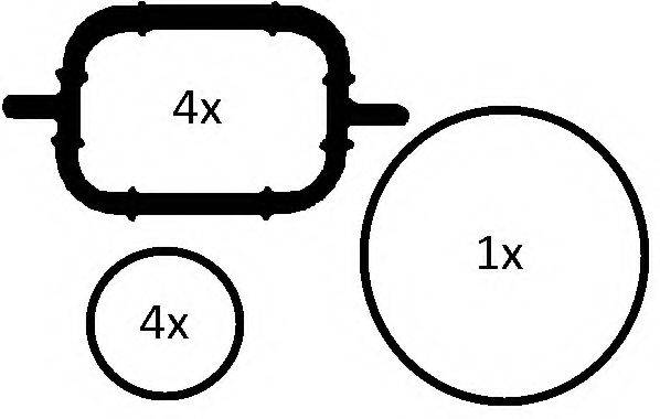 Комплект прокладок, впускний колектор ELRING 228.680