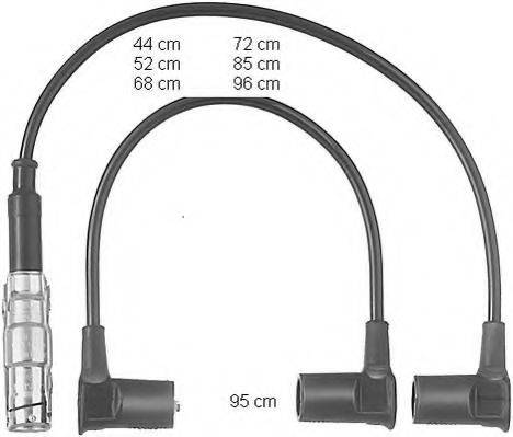 Комплект дротів запалення BERU ZEF558