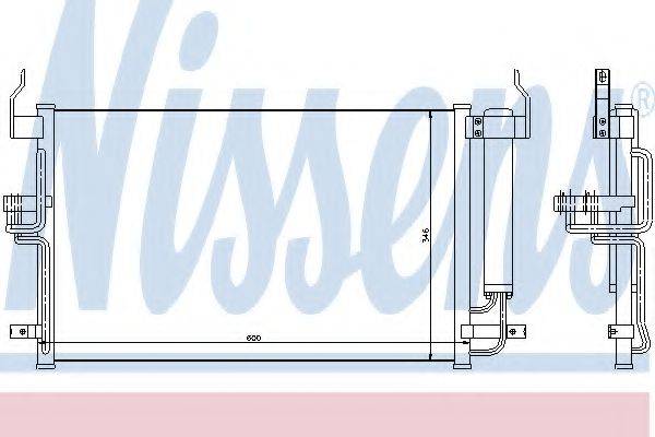 Конденсатор, кондиціонер NISSENS 94448