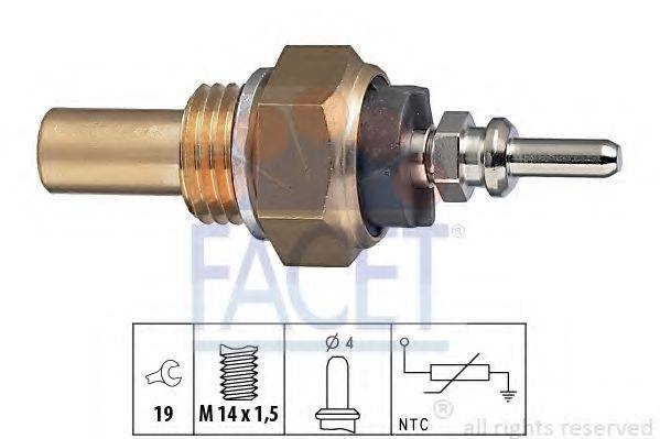 Датчик, температура охолоджуючої рідини FACET 7.3131