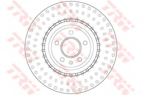 гальмівний диск TRW DF6149S