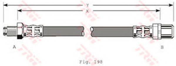 Гальмівний шланг TRW PHB347