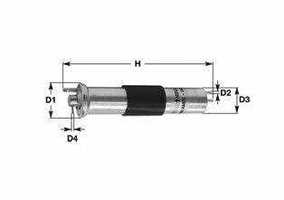 Паливний фільтр CLEAN FILTERS MBNA1555