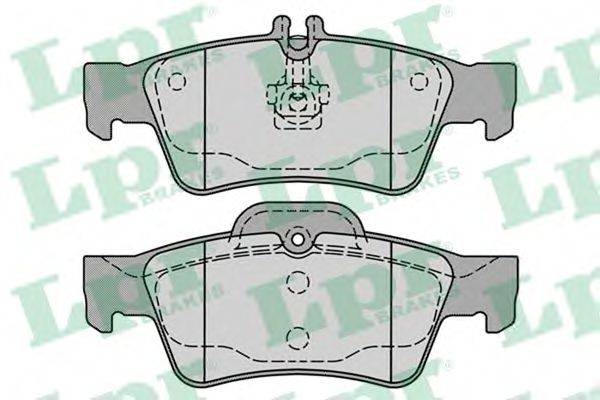 Комплект гальмівних колодок, дискове гальмо LPR 05P1232
