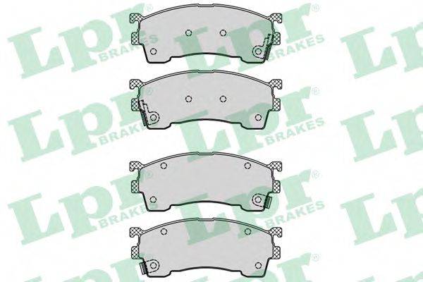 Комплект гальмівних колодок, дискове гальмо LPR 05P559