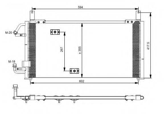 Конденсатор, кондиціонер NRF 35197