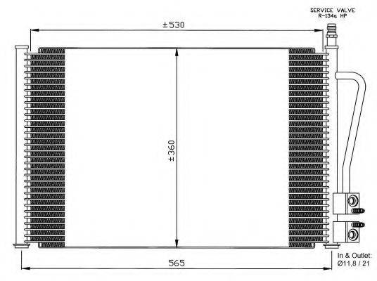 Конденсатор, кондиціонер NRF 35524