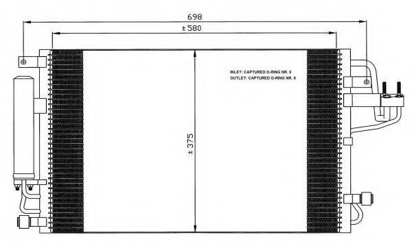 Конденсатор, кондиціонер NRF 35600