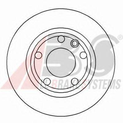 гальмівний диск A.B.S. 16083