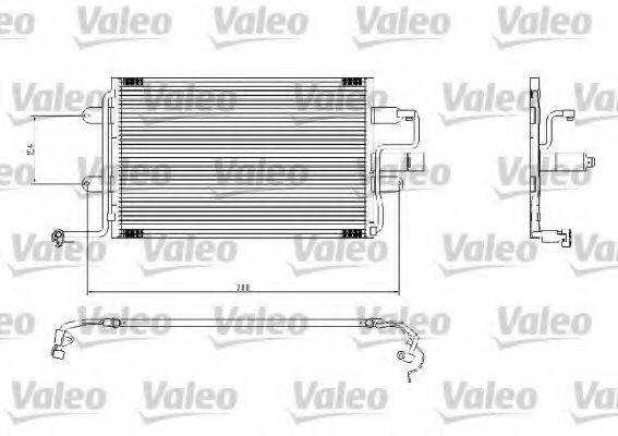 Конденсатор, кондиціонер VALEO 817244