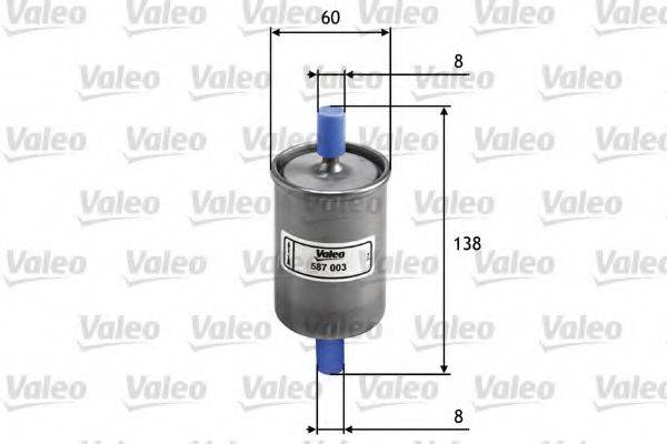 Паливний фільтр VALEO 587003