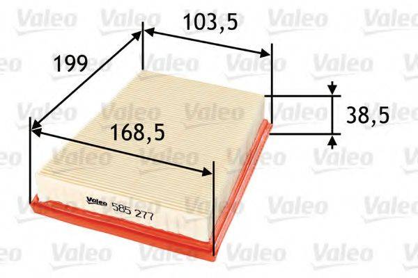 Повітряний фільтр VALEO 585277