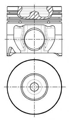 Поршень NURAL 87-148107-00