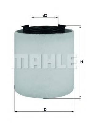 Повітряний фільтр MAHLE ORIGINAL LX 2831