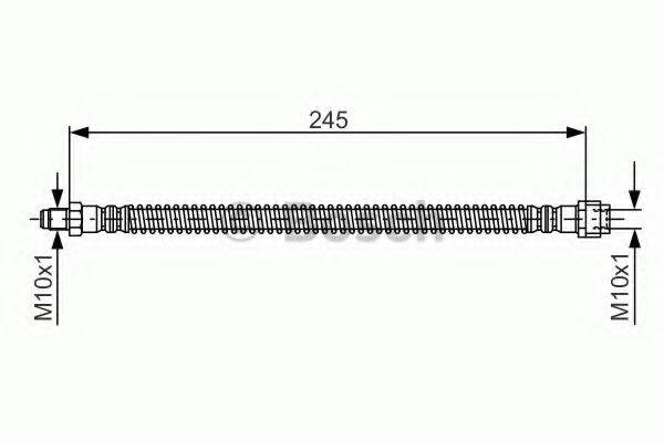 Гальмівний шланг BOSCH 1 987 476 950
