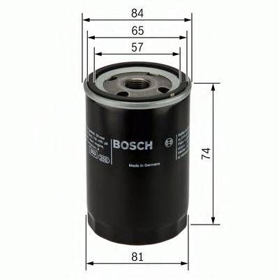 Масляний фільтр BOSCH 0 986 452 016