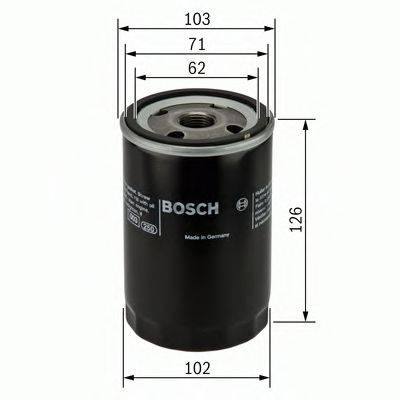 Масляний фільтр BOSCH 0 986 452 066