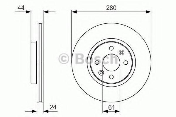 гальмівний диск BOSCH 0 986 479 R67