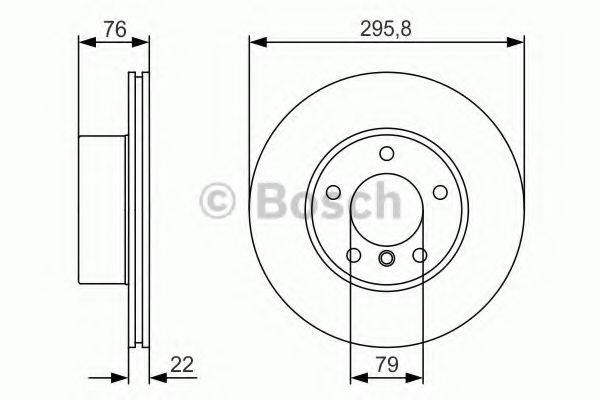 гальмівний диск BOSCH 0 986 479 R72