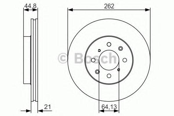 гальмівний диск BOSCH 0 986 479 R80