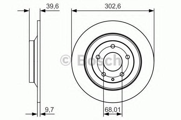 гальмівний диск BOSCH 0 986 479 C28