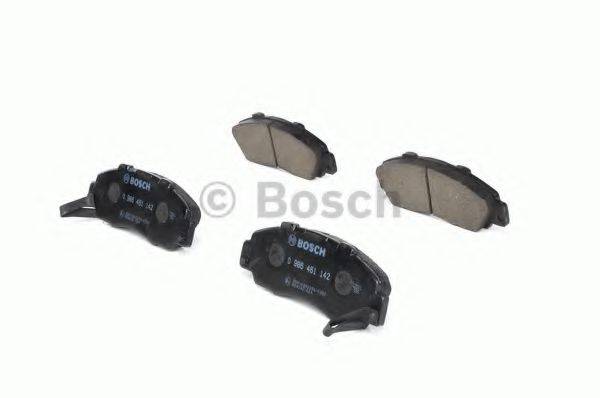 Комплект гальмівних колодок, дискове гальмо BOSCH 0 986 461 142