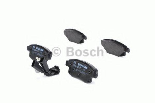 Комплект гальмівних колодок, дискове гальмо BOSCH 0 986 494 171