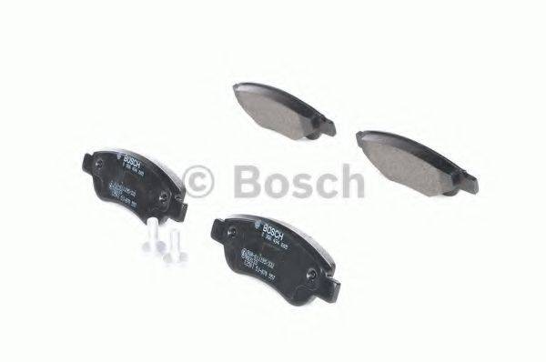 Комплект гальмівних колодок, дискове гальмо BOSCH 0 986 494 065