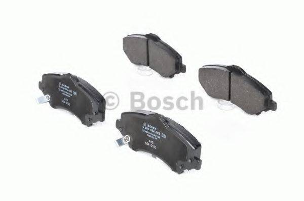 Комплект гальмівних колодок, дискове гальмо BOSCH 0 986 494 493