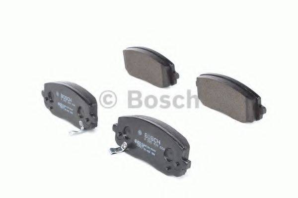 Комплект гальмівних колодок, дискове гальмо BOSCH 0 986 494 064