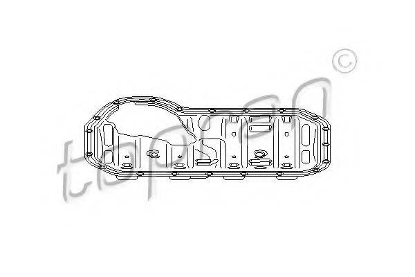 Накладка, масляний піддон TOPRAN 100 714