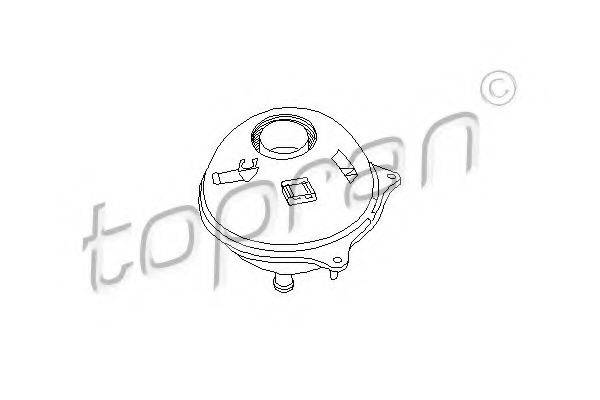 Компенсаційний бак, що охолоджує рідину TOPRAN 104 049