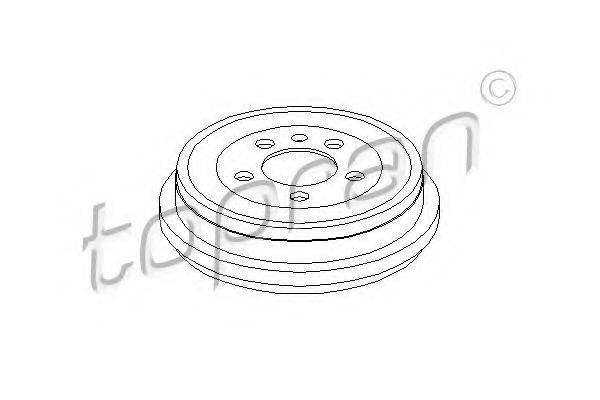 Гальмівний барабан TOPRAN 110 039