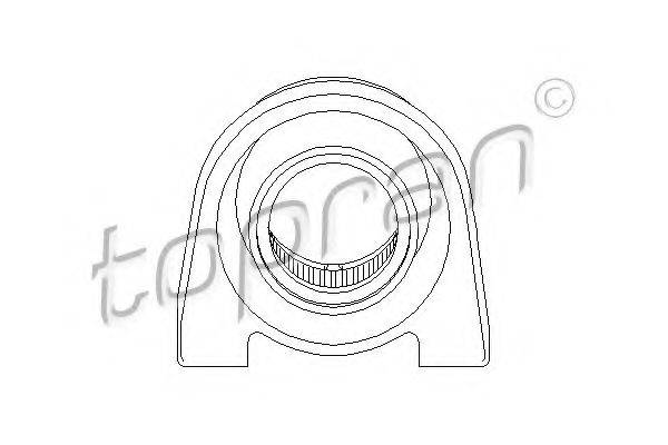 Підвіска, карданний вал TOPRAN 205 500