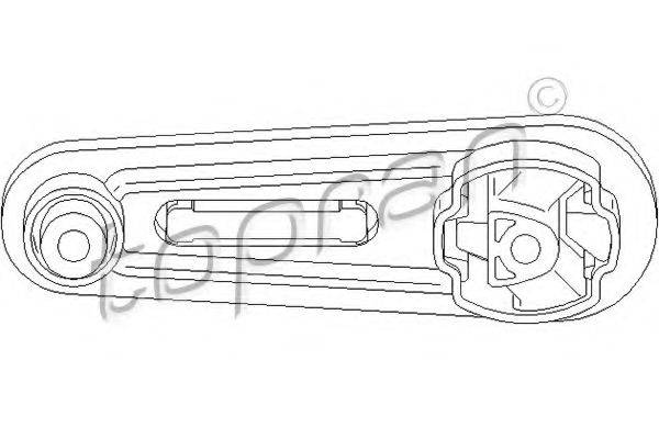 Підвіска, двигун TOPRAN 700 553