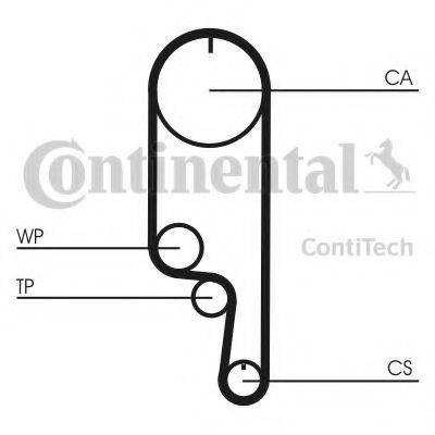 Ремінь ГРМ CONTITECH CT1008