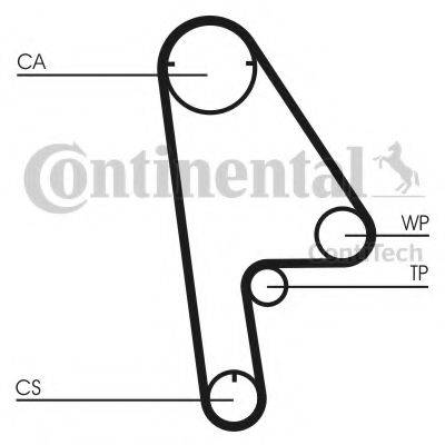 Ремінь ГРМ CONTITECH CT1001