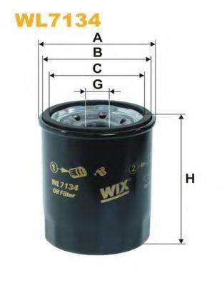 Масляний фільтр WIX FILTERS WL7134