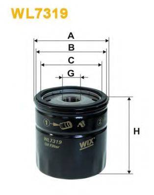 Масляний фільтр WIX FILTERS WL7319