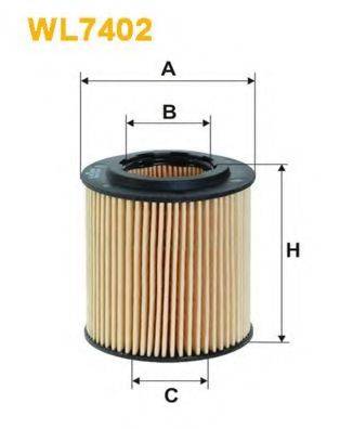 Масляний фільтр WIX FILTERS WL7402