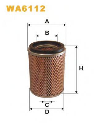 Повітряний фільтр WIX FILTERS WA6112