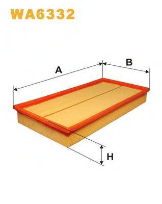 Повітряний фільтр WIX FILTERS WA6332