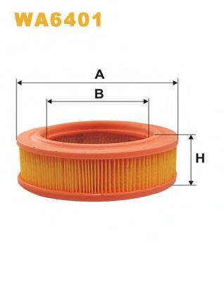 Повітряний фільтр WIX FILTERS WA6401