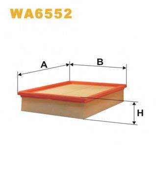 Повітряний фільтр WIX FILTERS WA6552