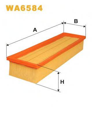 Повітряний фільтр WIX FILTERS WA6584