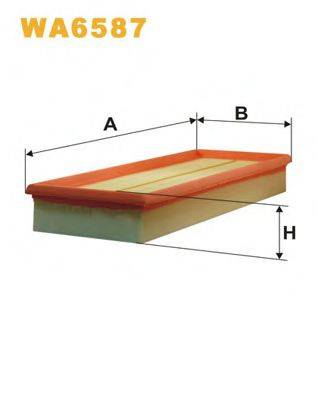 Повітряний фільтр WIX FILTERS WA6587