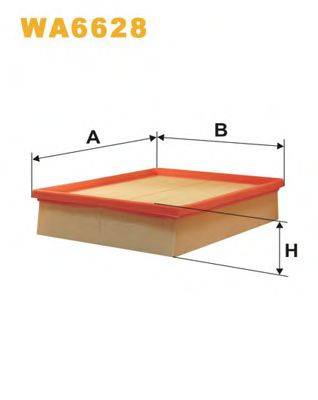 Повітряний фільтр WIX FILTERS WA6628