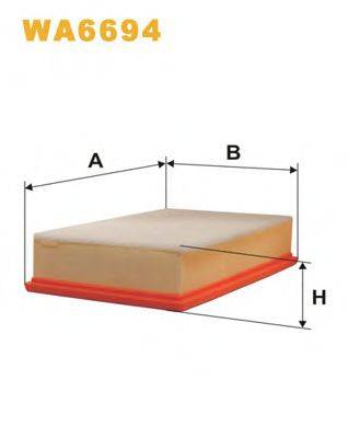 Повітряний фільтр WIX FILTERS WA6694