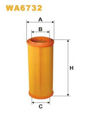 Повітряний фільтр WIX FILTERS WA6732