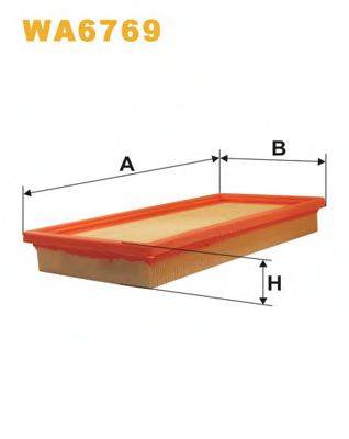 Повітряний фільтр WIX FILTERS WA6769